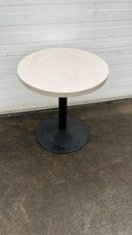 horeca bistro tafel rond 70 cm wit middenpoot zwart, Antiek en Kunst, Ophalen