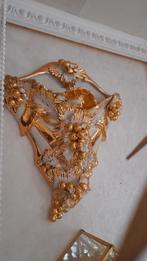 Bladgoud swarovski kristal tuiten, Sieraden, Tassen en Uiterlijk, Broches, Ophalen of Verzenden, Zo goed als nieuw, Zilver, Overige materialen