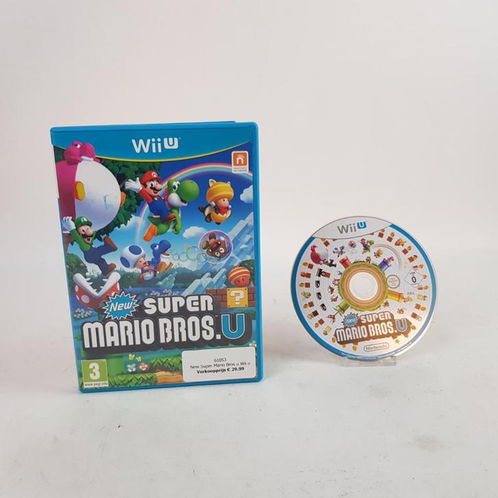 New Super Mario Bros u Wii u || Nu voor maar € 12,99, Verzamelen, Retro, Huis en Inrichting, Ophalen of Verzenden
