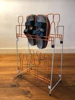 Origineel oranje schoenenrek van Tomado, vintage design, Ophalen of Verzenden, Zo goed als nieuw