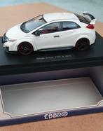 Ebbro 1/43 2015 Honda Civic Type R Wit, Ophalen of Verzenden, Nieuw, Auto
