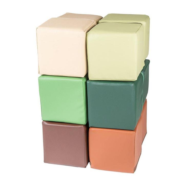 12 speelblokken - hoogwaardig foam - 15x15 cm - gemengde kle, Kinderen en Baby's, Speelgoed | Babyspeelgoed, Nieuw, Overige typen
