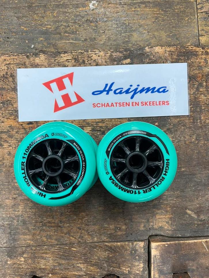 Bont High Roller 110mm 85A Skeelerwielen, Sport en Fitness, Skeelers, Nieuw, Wielen of Lagers, Overige merken, Ophalen of Verzenden