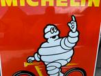 Michelin emaille reclamebord, Reclamebord, Gebruikt, Ophalen of Verzenden, Nvt