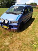 Mitsubishi 2000 Blauw, Auto's, Zwart, Blauw, 2477 cc, Origineel Nederlands