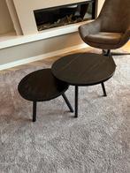 Ronde Salontafel Set, Huis en Inrichting, Ophalen, Gebruikt, Rond, 50 tot 100 cm