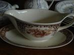 sjukom van merk p regout serie castillo bruin, Antiek en Kunst, Antiek | Servies los, Ophalen of Verzenden