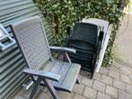 Gratis kunststof tuinstoelen, Ophalen, Gebruikt, Kunststof, Inklapbaar