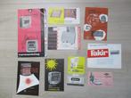 9 folders voor verwarming 1950-1960, Ophalen of Verzenden, Gelezen, Folder