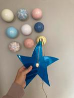 Ikea glänsa kerst ster blauw acryl strala, Ophalen of Verzenden, Zo goed als nieuw