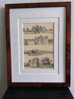 Craandijk Litho Limburg Asselt Hillenraad Oubborg 1880 (9), Ophalen of Verzenden