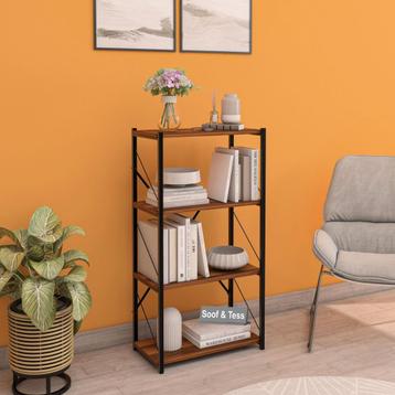 Boekenkast - Opbergrek Met 4 Planken-Woonkamer-32 x 60 x 114 beschikbaar voor biedingen