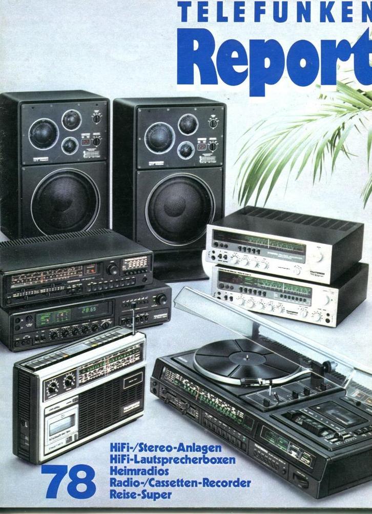 TELEFUNKEN Report 1978, 68 pagina's, vintage-(#8602), Boeken, Catalogussen en Folders, Gelezen, Catalogus, Ophalen of Verzenden