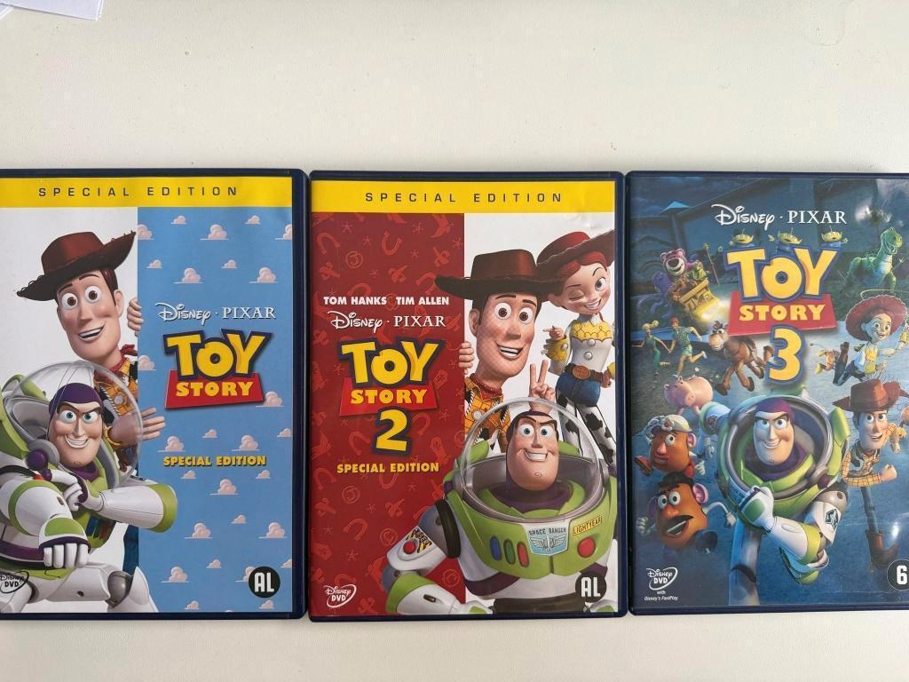 Toy Story 1,2 en 3 DVD Collectie DVD/ ACTIE 5=4, Alle leeftijden, Ophalen of Verzenden, Zo goed als nieuw, Amerikaans