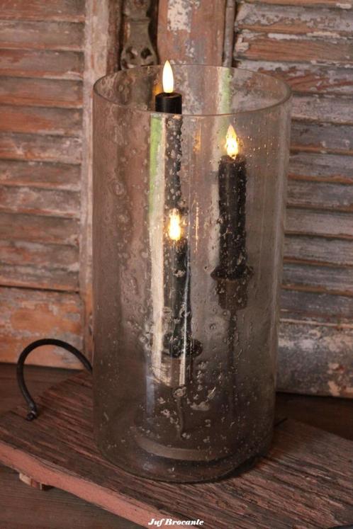 Windlicht bubbelglas serie Donna maat XL, Huis en Inrichting, Woonaccessoires | Overige, Nieuw, Ophalen of Verzenden
