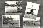 Groeten uit Herwijnen - 4 afb o.a. molen - 19901 gelopen, Verzamelen, Ansichtkaarten | Nederland, Ophalen of Verzenden, Voor 1920