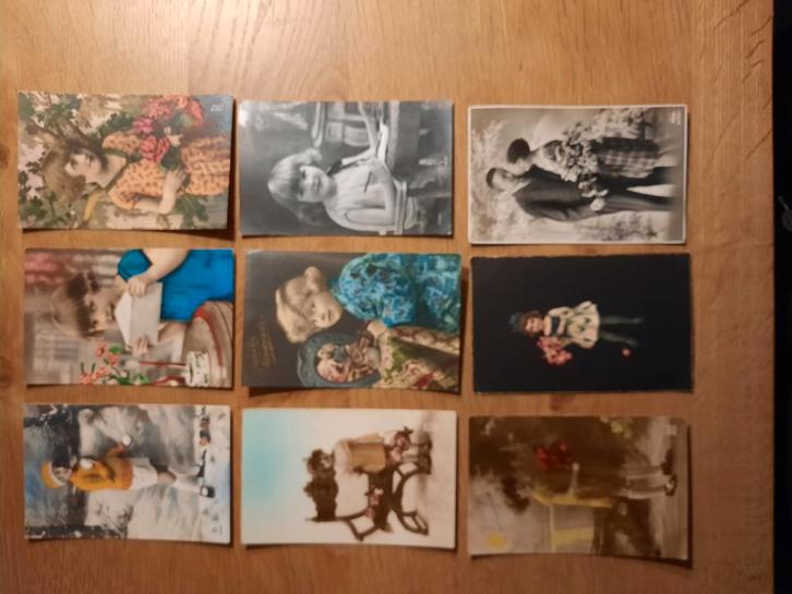 Oude Ansichtkaarten Kinderen Jaren '30, Verzamelen, Ansichtkaarten | Nederland, Gelopen, 1920 tot 1940, Ophalen of Verzenden