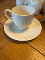 Vintage Wedgwood Edme espressokopjes met schotel, set van 6, Ophalen of Verzenden, Aardewerk, Wedgwood, Kop(pen) en/of Schotel(s)