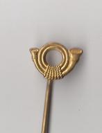 Posthoorn Regiment Jagers speldje, Verzamelen, Niet vindbaar, Niet vindbaar, Nederland, Embleem of Badge
