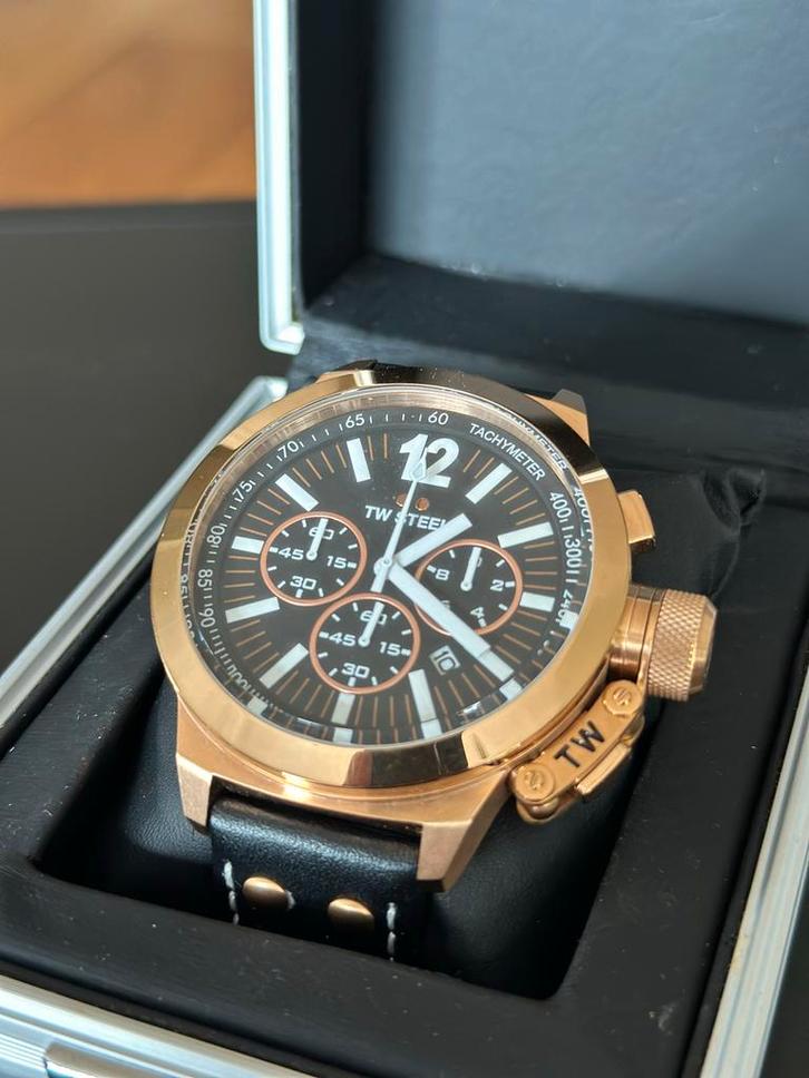 TW Steel Horloge 1024R - Stoer en Stijlvol!, Sieraden, Tassen en Uiterlijk, Horloges | Heren, Zo goed als nieuw, Polshorloge, Overige merken