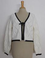 Trachten look lief beige/zwart vestje! L, Verzenden, Zo goed als nieuw, Maat 42/44 (L), Beige