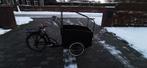 Elektrische Troy bakfiets met regenhuif – goed onderhouden, 4 kinderen of meer, Gebruikt, Huif, Ophalen