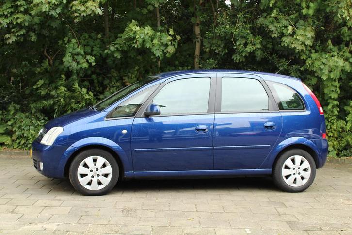 Opel Meriva airco trekhaak starten en rijden. 1.6 Cosmo, Auto's, Opel, Bedrijf, Te koop, Meriva, ABS, Airconditioning, Alarm, Boordcomputer