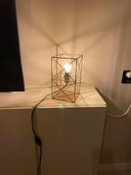Leen bakker industriële tafellamp rose goud koper draadlamp, Huis en Inrichting, Lampen | Tafellampen, Ophalen of Verzenden, Zo goed als nieuw