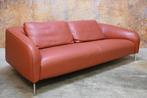ZGANieuw! Leolux Elias designbank in combinatie stof+leer, Huis en Inrichting, Leolux, Leolux, 100 tot 125 cm, Design