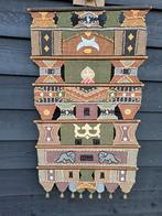 Wandkleed geweven met koperen bellen H 98 cm br 56.5 cm, Ophalen, Rond, 50 tot 75 cm, Minder dan 100 cm