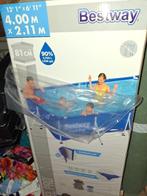 Zwembad bestway 4x2,11x81- compleet!, Ophalen, 200 tot 300 cm, 80 tot 120 cm, Zo goed als nieuw