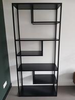 Woood zwarte vakkenkast Teun, Huis en Inrichting, Kasten | Boekenkasten, Ophalen, 50 tot 100 cm, Zo goed als nieuw, Metaal