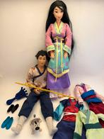 Mulan & Shang poppen set van Mattel, Ophalen of Verzenden, Zo goed als nieuw, Overige typen