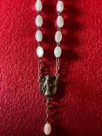 Oude Rozenkrans ❤️ Maria met Parelmoer Kraaltjes, Antiek en Kunst, Antiek | Religie, Ophalen of Verzenden