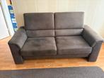 Moderne 2-zits grijze microvezelbank, Ophalen, Gebruikt, 150 tot 200 cm, Tweepersoons