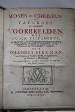 Johannes Bierman - Moses en Christus (1735, half perkament), Antiek en Kunst, Antiek | Boeken en Bijbels, Ophalen of Verzenden