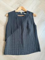 Sandro Paris Zwarte Top - Maat S, Zwart, Sandro, Ophalen of Verzenden, Gedragen