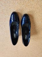Gabor, donkerblauwe lakleren pumps, maat 38, Pumps, Gabor, Zo goed als nieuw, Verzenden