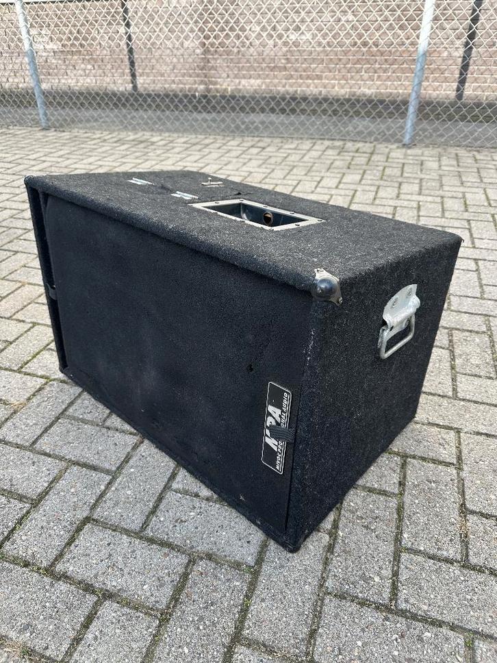 Luidspreker met versterker Eigen bouw MPA MivocAudio,, Audio, Tv en Foto, Luidsprekers, Refurbished, Front, Rear of Stereo speakers