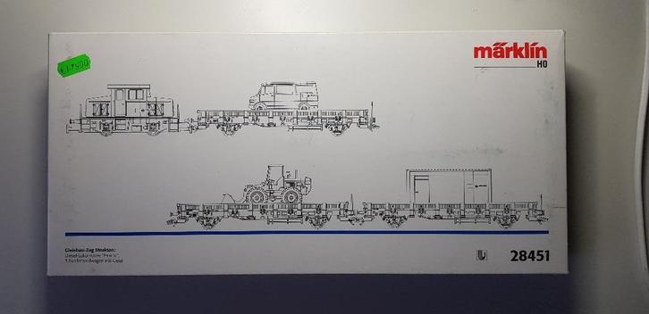 Marklin 28451 - Structon set - Digitaal - AC - H0, Hobby en Vrije tijd, Modeltreinen | H0, Zo goed als nieuw, Treinset, Wisselstroom