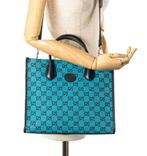 Gucci tas z.g.a.n, Ophalen of Verzenden, Zo goed als nieuw, Blauw, Handtas