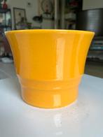 Adco vintage bloempot geel, Ophalen of Verzenden, Huis en Inrichting