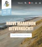 Gezocht (TEAB) Kaartje voor eerste halve marathon van egmond, Eén persoon, Januari