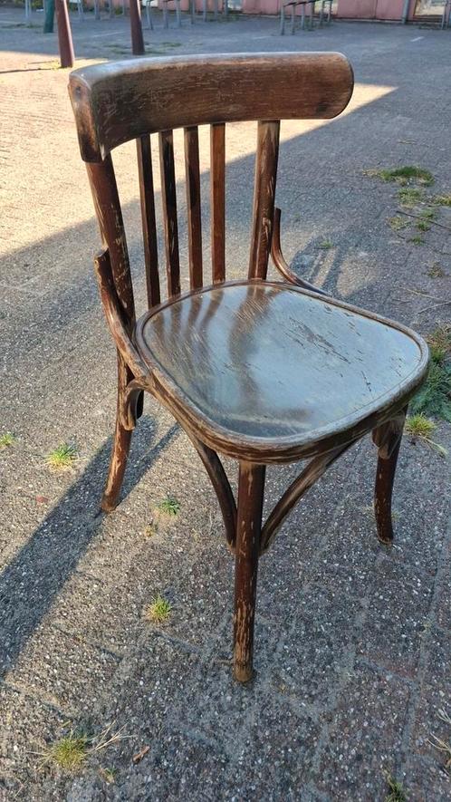 30 thonet cafe spijltjes bistro stoelen partij bruin hout, Huis en Inrichting, Stoelen, Gebruikt, Vijf, Zes of meer stoelen, Hout