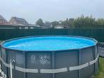 Intex zwembad XTR ultra pool 5,49 diameter x 1,32 hoog, Rond, 300 cm of meer, Zo goed als nieuw, Opzetzwembad