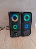 Battletron Gaming Speakers met RGB, Computers en Software, Ophalen of Verzenden, Gebruikt, Audiokanaal 2, Battletron