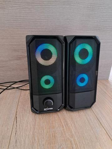 Battletron Gaming Speakers met RGB beschikbaar voor biedingen