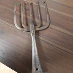 Antieke handgesmede visvork, harpoen., Ophalen of Verzenden