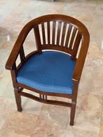 4 Luxe Klassieke Eetkamerstoelen in Topstaat, Huis en Inrichting, Stoelen, Ophalen, Blauw, Zo goed als nieuw, Vier