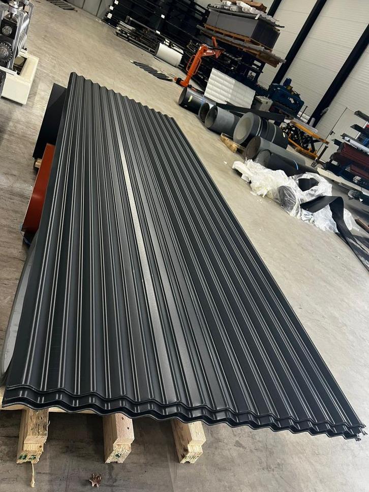 Bkeus Enkelwandige Golfplaten 3 meter Antraciet, Doe-het-zelf en Verbouw, Platen en Panelen, Nieuw, Overige materialen, Minder dan 20 mm